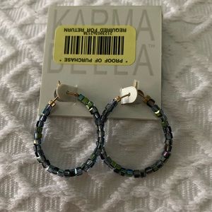 NWT Karma Bella bead earrings